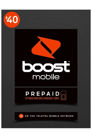 Boost Mobile $40 Prepaid Trio SIM Starter Kit
