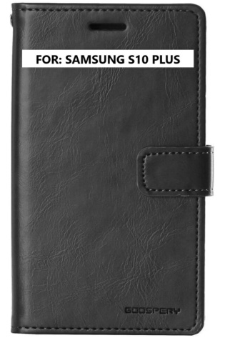Samsung Galaxy S10 Plus - Wallet Cover Black