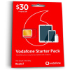 A Vodafone $30 Starter Pack with a phone and a tablet.