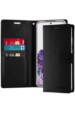 Samsung Galaxy S20 Template - Wallet Cover Black.
