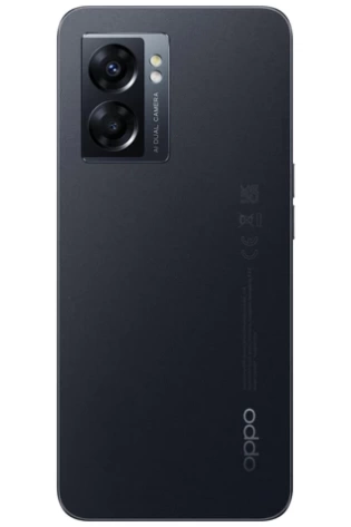 The back of the OPPO A77 5G smartphone.