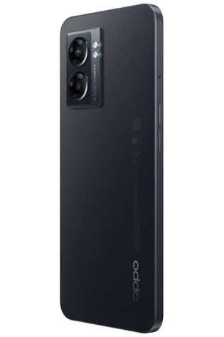 The back of an OPPO A77 5G (Dual Sim, 6.56'', 128GB/6GB) phone with a camera on it.