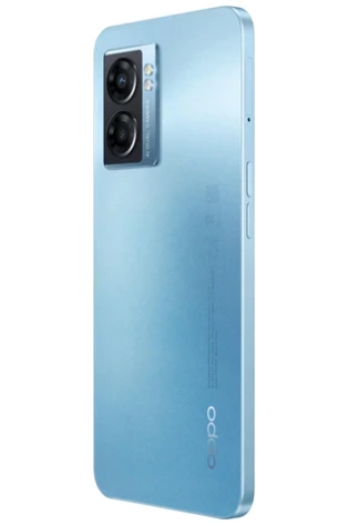 The back of an OPPO A77 5G (Dual Sim, 6.56'', 128GB/6GB) with a camera on it.