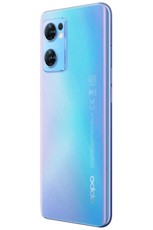 OPPO Find X5 Lite 5G STARRY BLACK in blue.