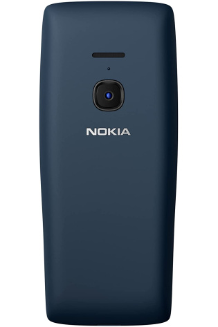 A Nokia 8210 4G with a blue back.