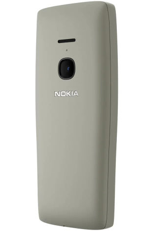 A Nokia 8210 4G cell phone with a white background.