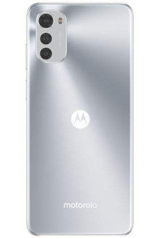 The back of a Motorola E32 (Dual Sim, 64GB/4GB, 6.5 inches).