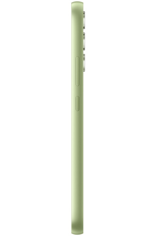A green Samsung Galaxy A34 5G (6.6", 5000mAh, 128GB/6GB) with a back view.