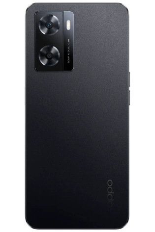 The back of an OPPO A57s phone with a camera on it.
