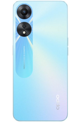 OPPO A78 5G (Dual Sim, 6.56'', 5000mAh, 128GB/4GB) - Glowing Black - blue.