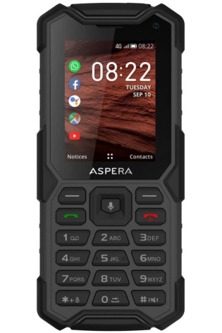 A Aspera R40 phone is shown on a white background.