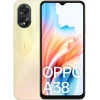 The OPPO A38 (Dual Sim, 128GB/4GB, 6.56'', CPH2579) - Glowing Gold is shown with a yellow background.