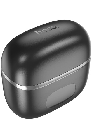 A HOCO EQ1 True Wireless Earbuds Bluetooth 5.3 - Black is shown on a white background.