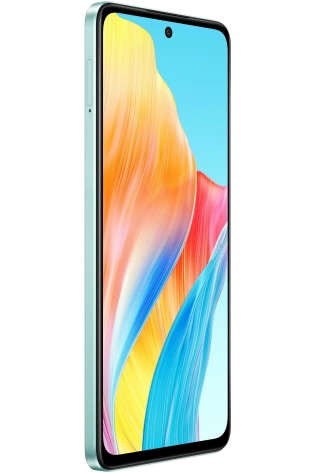 The OPPO A58 (Dual Sim, 128GB/6GB, 6.72'') - Glowing Black is shown on a white background.