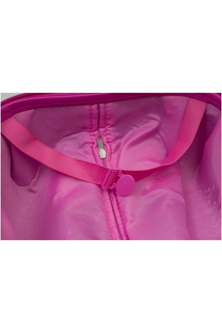 A zipper on a KIDS LUGGAGE BAG.